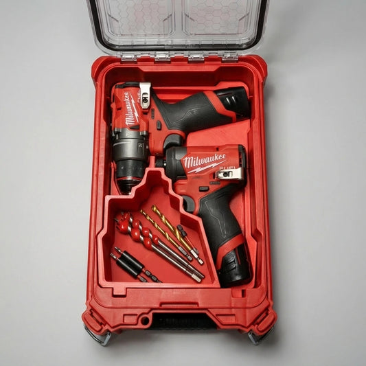 Deep PACKOUT Insert for M12 Gen 3 Impact Driver and Hammer Drill Combo — source view 1