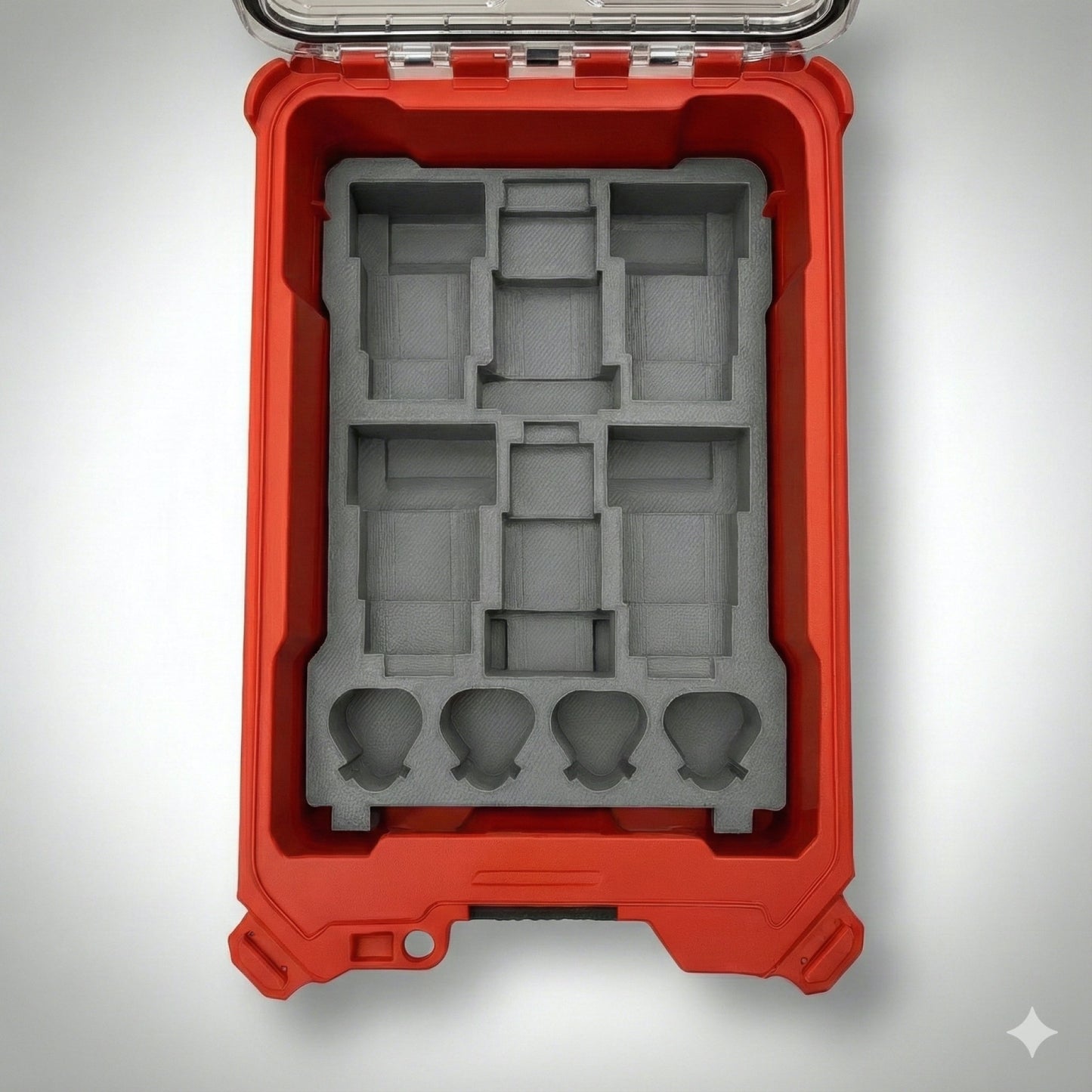 Compact Packout organizer insert for Milwaukee M12 batteries detail view 3