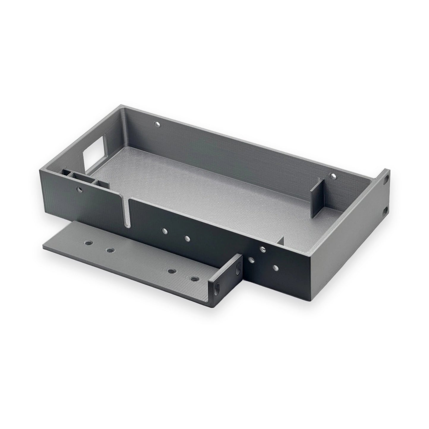 Aluminum Rack Forged 1U 19-inch rack mount for UniFi USW-Pro-Max-16-PoE with PSU tray