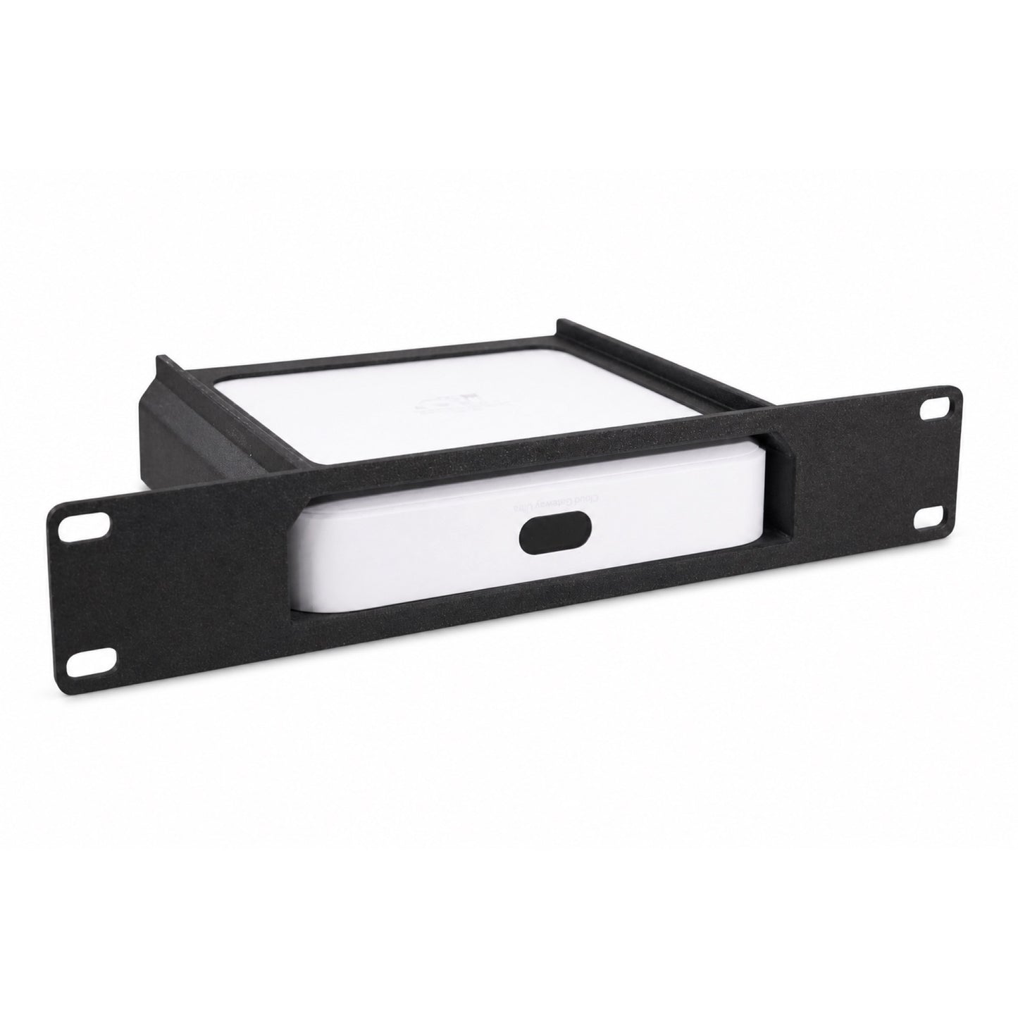 UniFi Cloud Gateway Ultra shown in the black 10-inch rack mount