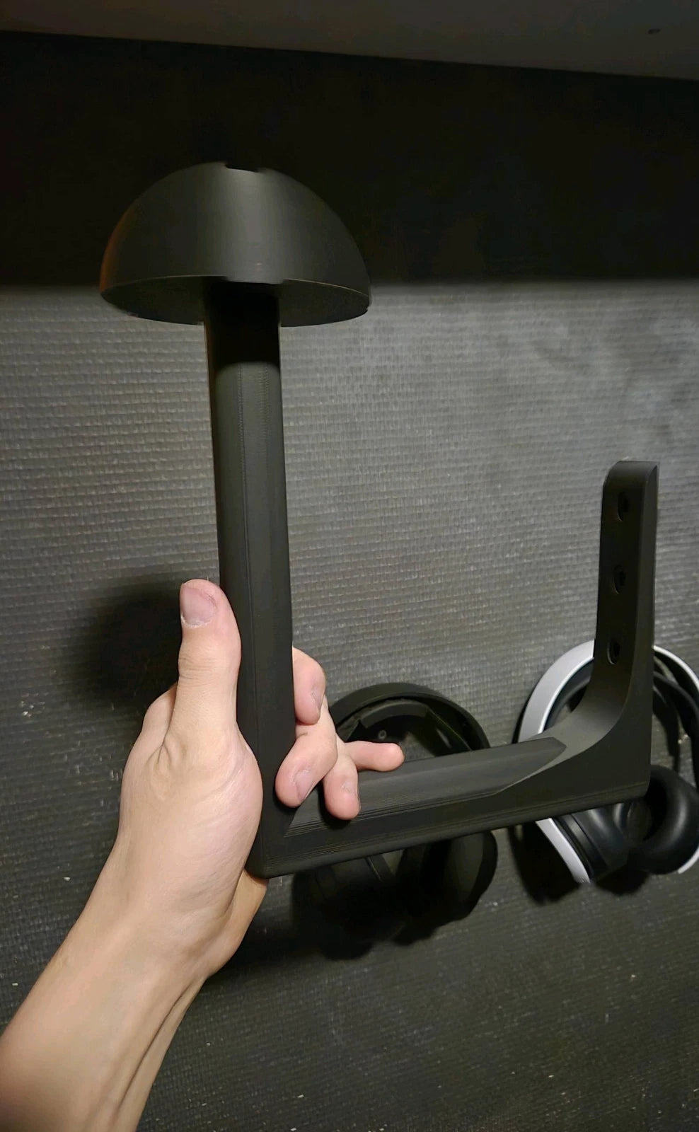 Wall Hanger for Full-Size Football Helmet — source view 3