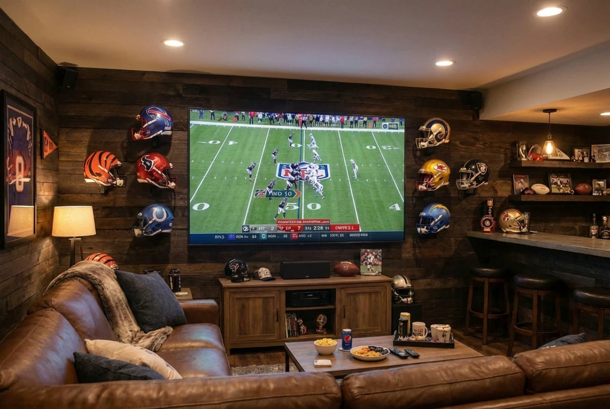 Wall Hanger for Full-Size Football Helmet — source view 5