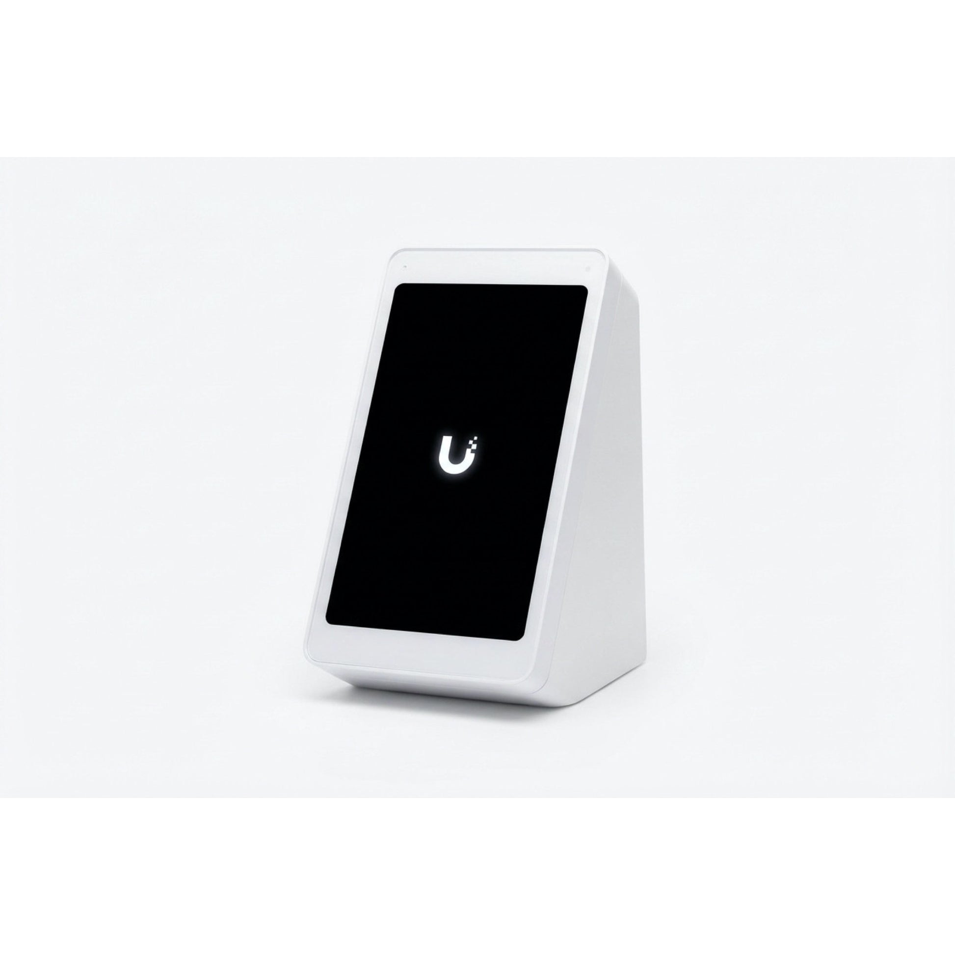 Side profile of Rack Forged desktop stand for UniFi Access Intercom Viewer