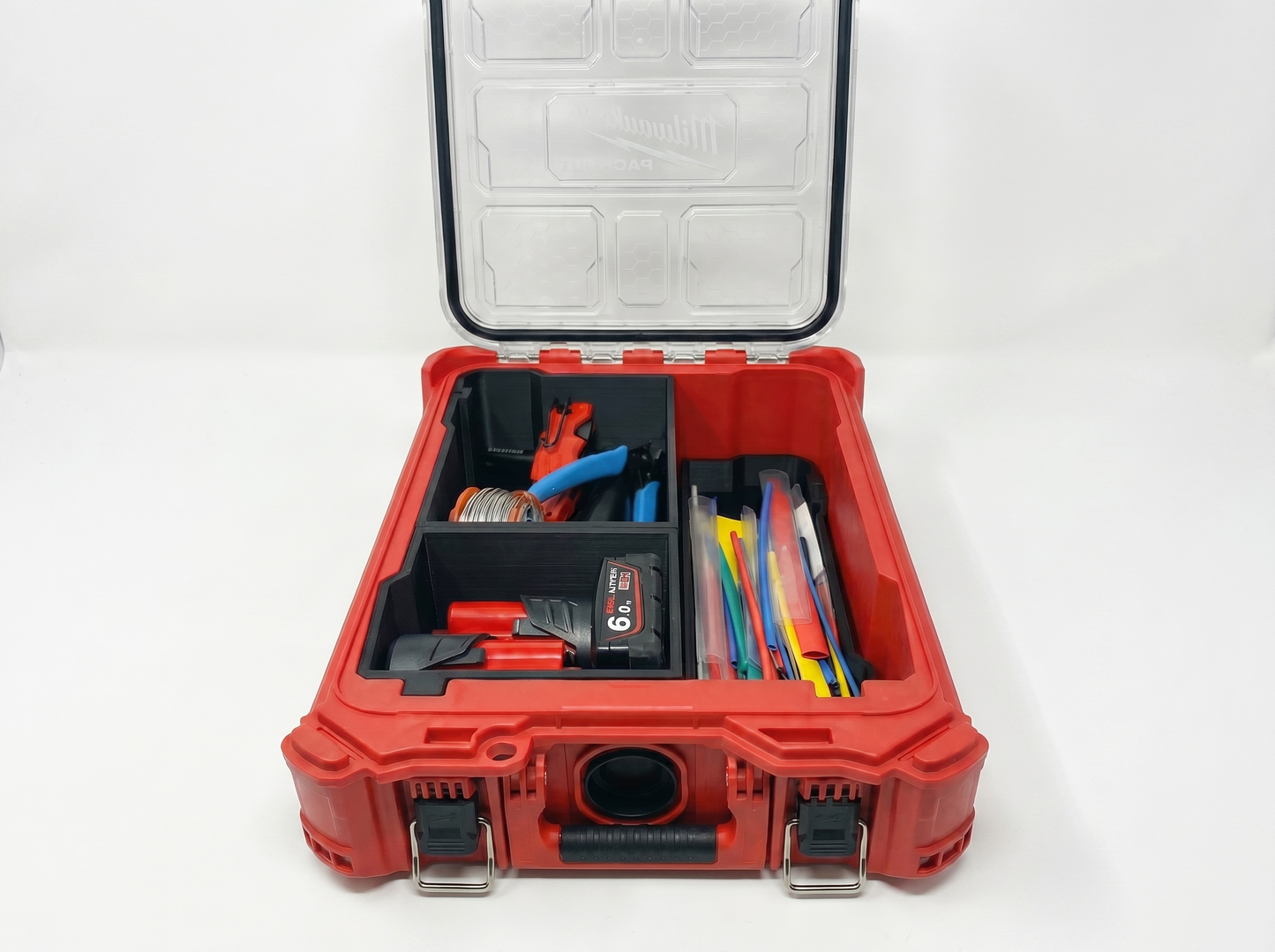 Rack Forged Compact Packout insert for Milwaukee M12 soldering iron, detail view 4