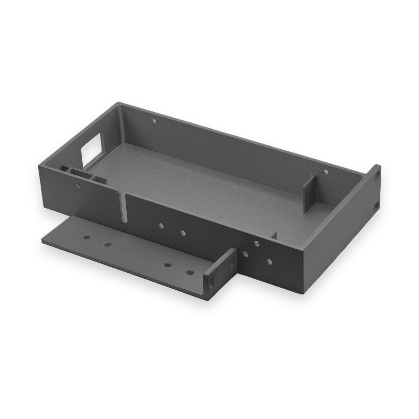 Gray Rack Forged 1U 19-inch rack mount for UniFi USW-Pro-Max-16-PoE